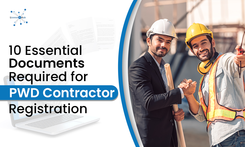 Documents Required for PWD Contractor Registration 